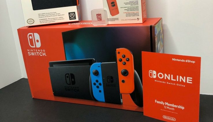 NEW NINTENDO SWITCH BUNDLE Console + Nintendo Swap Up Sport Enhancer V2 + Extra!