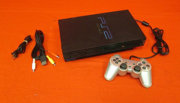 Sony PlayStation 2 Video Game Console Shaded With Controller 4064