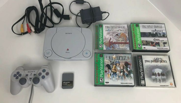 Ps1 Psone Console Closing Fable Game Bundle Tested Working 4 Video games