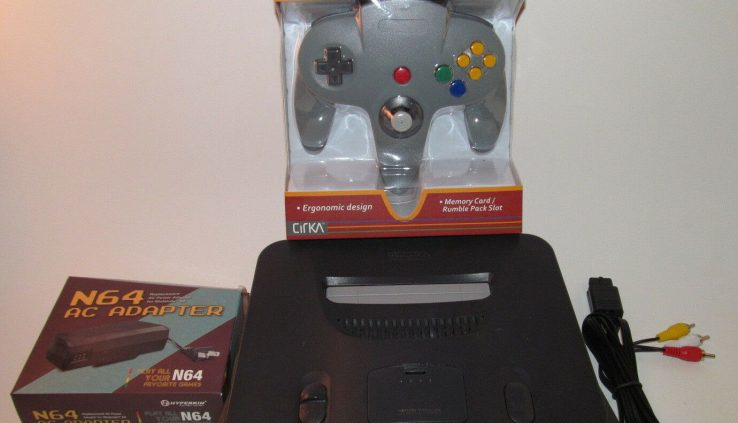 Nintendo 64 N64 Console System Bundle w/ Original Controller & Hookups! (NTSC)