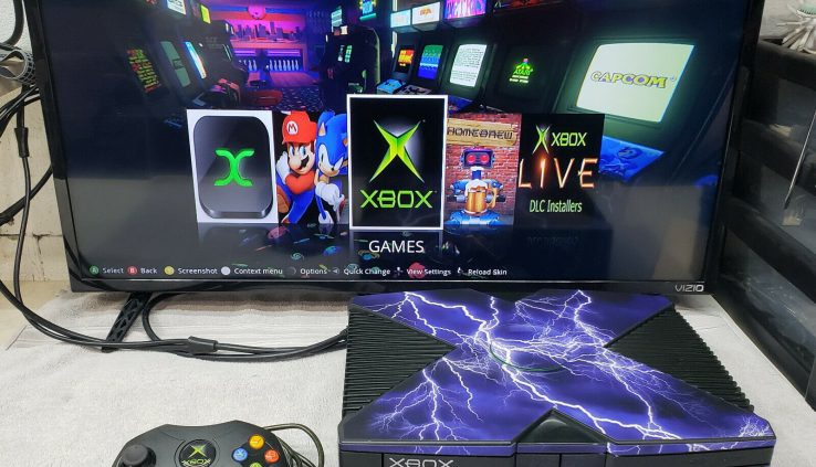 Fashioned XBOX Upgraded OG Retro Arcade Loaded Mod Hardmodded 2TB Custom