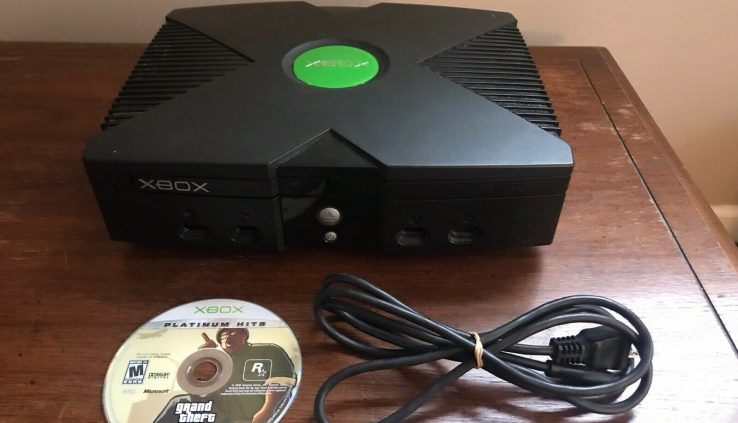 Customary XBOX Console – Mod Softmodded – Retro Video games – w/GTA San Andreas