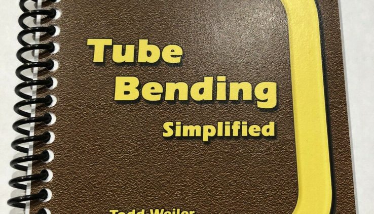 Tube And Pipe Bending Simplified Instruction Manual,  E-book,  Booklet