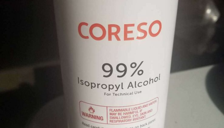 ISOPROPYL ALCOHOL ninety nine% Excessive Grade Technical Grade Cleansing 32oz 2PT NEW