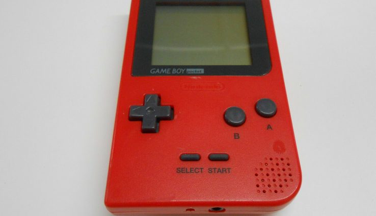 Nintendo Sport Boy Pocket Crimson Handheld Design Optimistic Working 1996