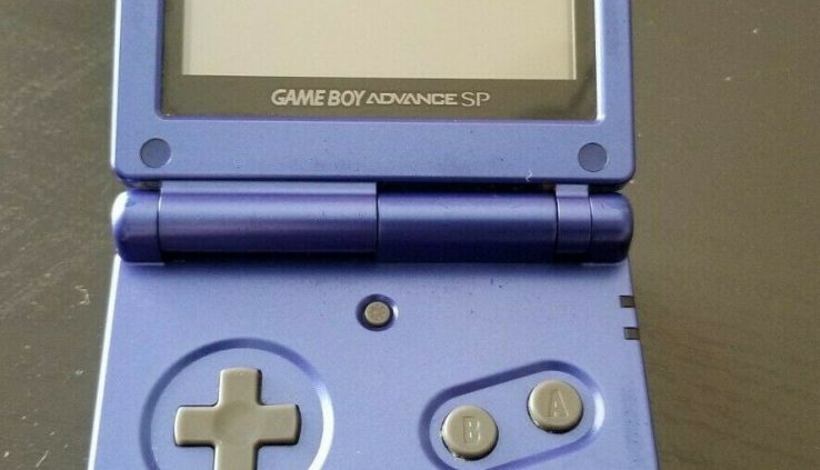Nintendo Recreation Boy Diagram SP Handheld Arrangement Blue