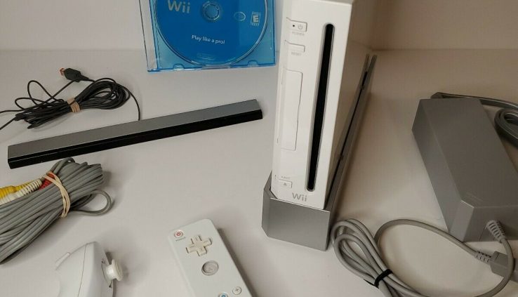 Nintendo Wii White Console RVL-001 Bundle with Wii Sports actions! [Tested] Ships Rapidly!