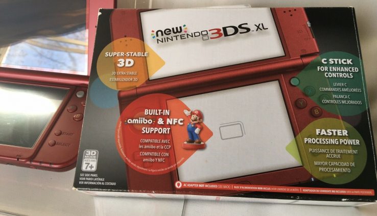 Nintendo 3DS XL Handheld Gaming Device – Crimson