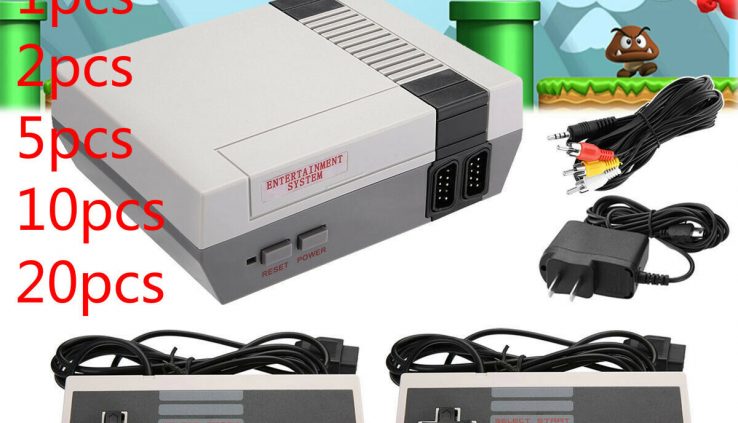 Retro Vintage Mini Edition Game Console with 620 NES Games Mario 2 Controllers