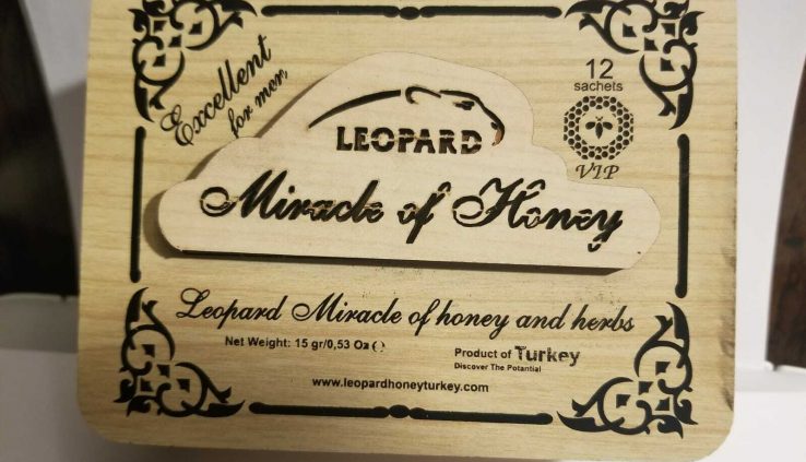 Leopard Miracle Honey 15 Gr – 12 Sachets