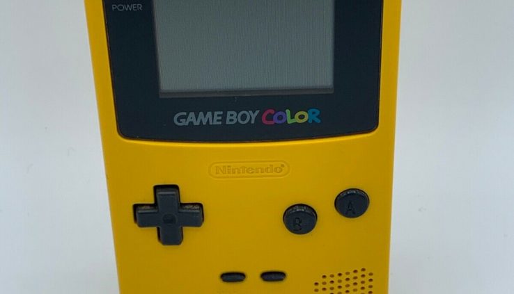 Nintendo Game Boy Colour Handheld Machine:Dandelion STARTER PACK w/POKEMON YELLOW