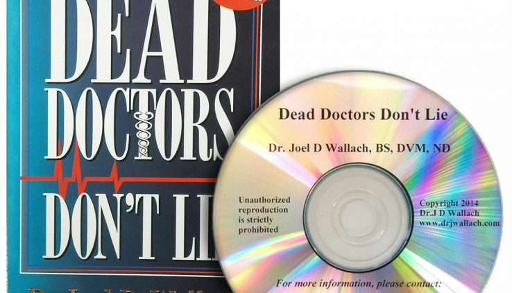 DEAD DOCTORS DON”T LIE E-book By Dr. Joel Wallach with FREE CD Snappily Shipping