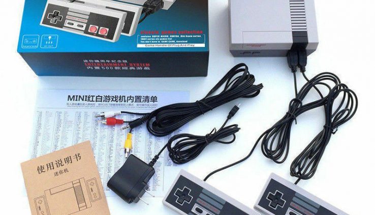 MINI RETRO GAME GAMING CONSOLE 620 GAMES RCA OR HDMI CHRISTMAS STOCKING STUFFER