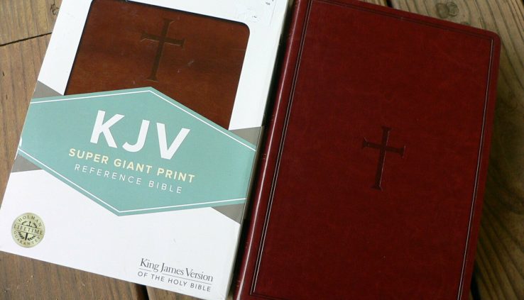KJV Successfully-organized Large Print Reference BIBLE – 18 Level – Holman Lifestyles Guarantee