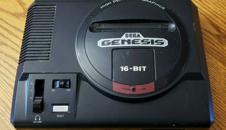 Customary Sega Genesis Model 1 Console Simplest – Tested – Model MK-1601 – Hasty Ship