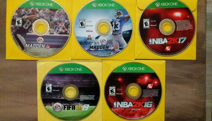 Xbox One Game Lot (5 Games) Disc Handiest