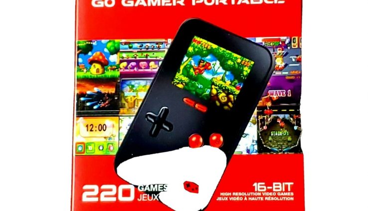 My Arcade Breeze Gamer Portable 16-Bit Gaming System w/ 220 Video games DGUN-2864 NEW