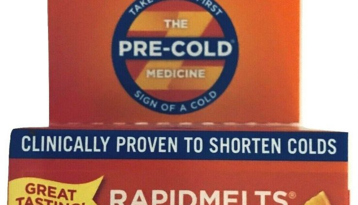 Zicam Cool Resolve Citrus Taste Rapidmelts Homeopathic 12 Tablets Exp 2022