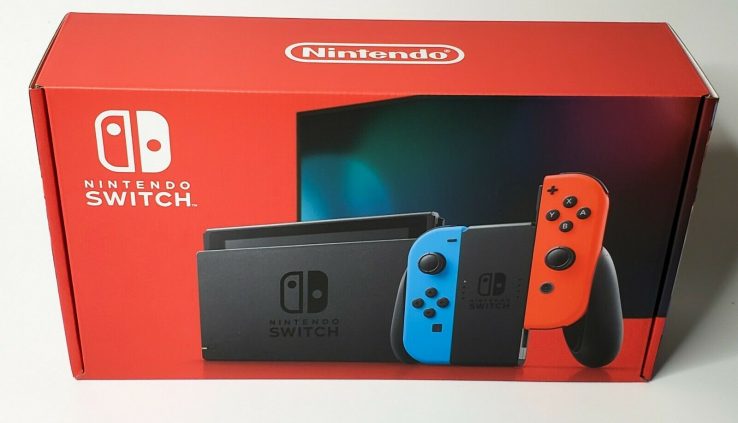 Nintendo Swap Console 32GB Red Blue Neon Joy-Cons NEW V2 IN HAND SHIPS TODAY!