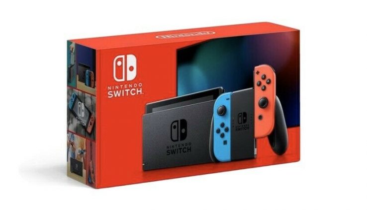 Nintendo Change V2 Neon Red and Neon Blue Joy-Con Console