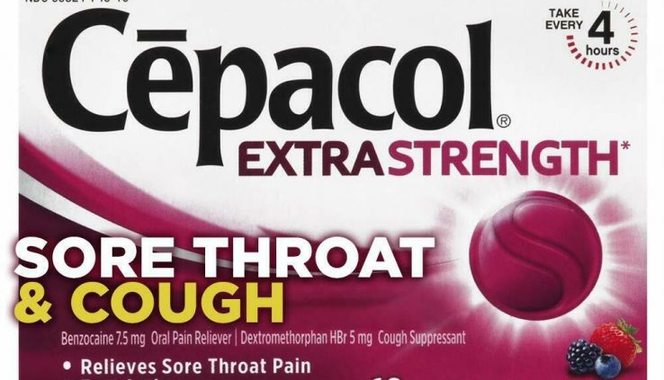 (3-Pack) Cepacol Sore Throat & Cough, Extra Strength, Combined Berry, 16 per field