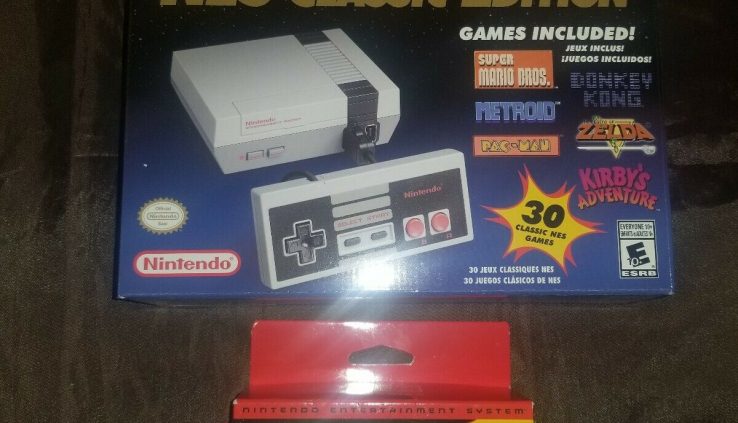 NEW Nintendo Leisure System: NES Fundamental W/ Further Controller FREE SHIPPING