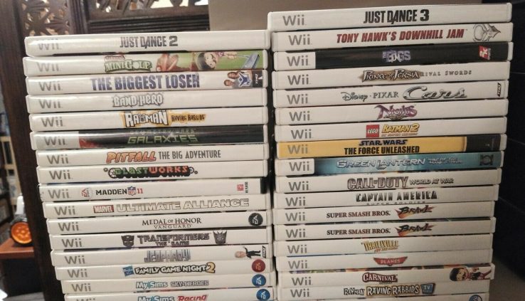 Wii Games ~ Some with Manuals/Some Now not…