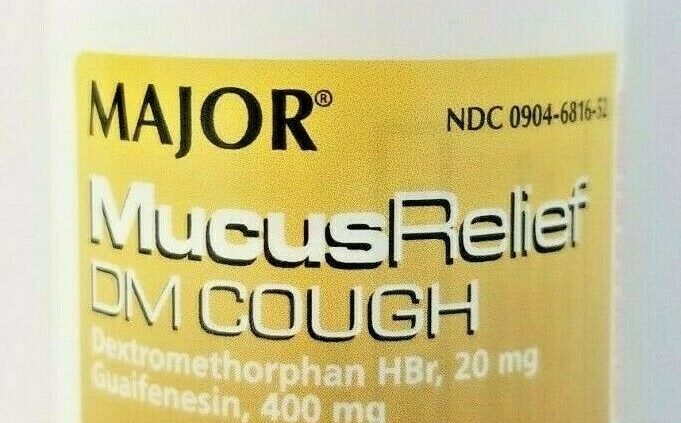 Significant Mucus Reduction DM Cough, Guaifenesin 400mg, 60 Tablets -Expiration 10-2021