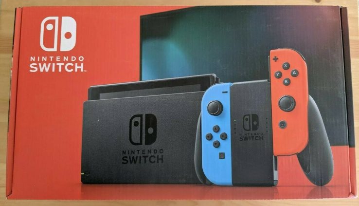 Nintendo Change v2 Console with Neon Red and Blue JoyCon (IN HAND SHIP READY)