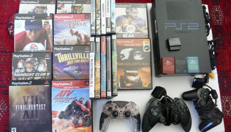 Sony PlayStation 2 with 20 video games (USED)