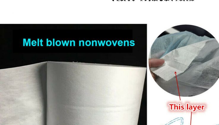 5M-100M DIY Cloth Meltblown Nonwoven BFE99 Scientific Grade Cloth Nonwoven Filters