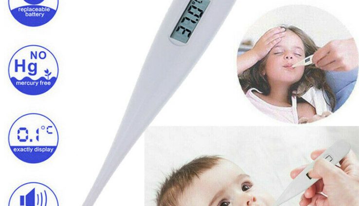 Digital LCD Clinical Thermometer Heating Fever Temperature Child Physique Adult Tester