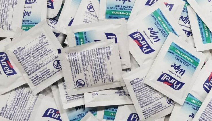 (NEW) PURELL HAND WET WIPES 100 Depend