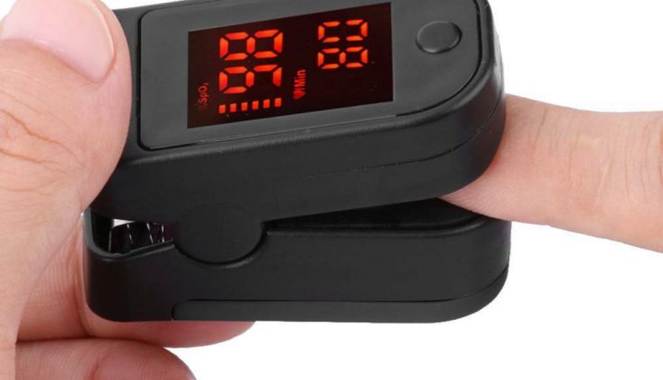 Fingertip Finger Pulse oximeter/oxymetre SpO2 PR Blood Oxygen meter video show