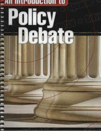 An Introduction to Policy Debate by Christy L. Shipe Book The Hastily Free Shipping