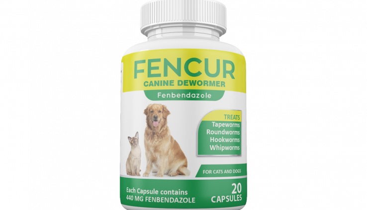 Fencur Dewormer 20 Caps Tapeworm for Dogs and Cats Generic Safeguard Panacur