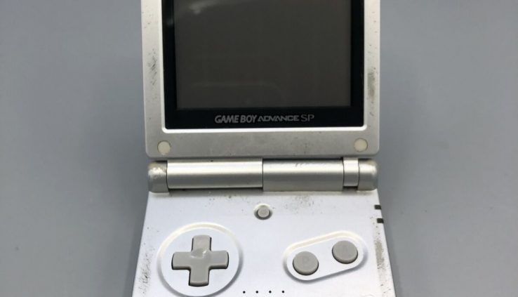 Silver NINTENDO Gameboy Diagram SP AGS-001 (Tested & Working)