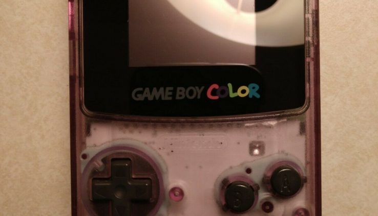Modified Gameboy Coloration Crimson Atomic BACKLIT SCREEN