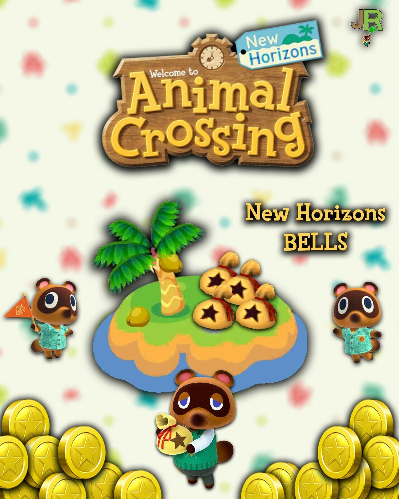animal crossing bells plush