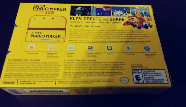 Contemporary Nintendo 2DS Trim Mario Maker Version (w/ SuperMario Maker for 3DS Pre-Inst