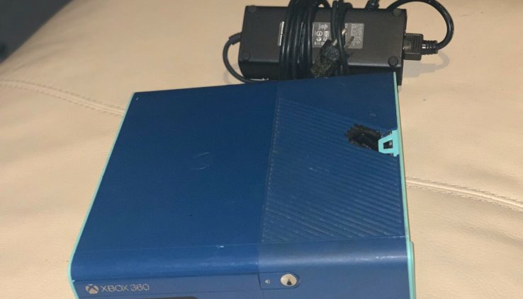 Xbox 360 E- 500GB Blue And Teal Console And Energy Brick Most productive