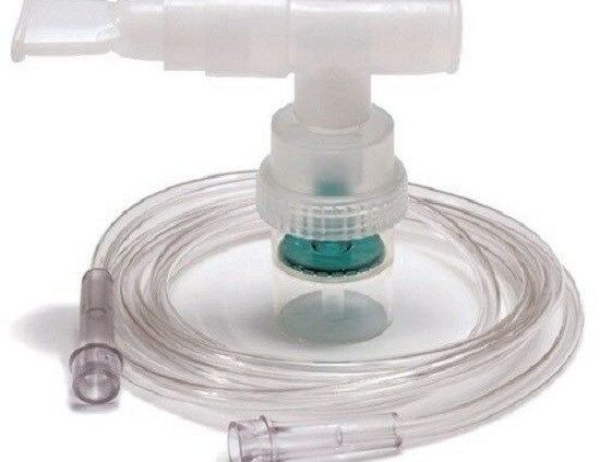 3 Medline disposable Nebulizer kits with tee tubing and mouthpiece HCS4482