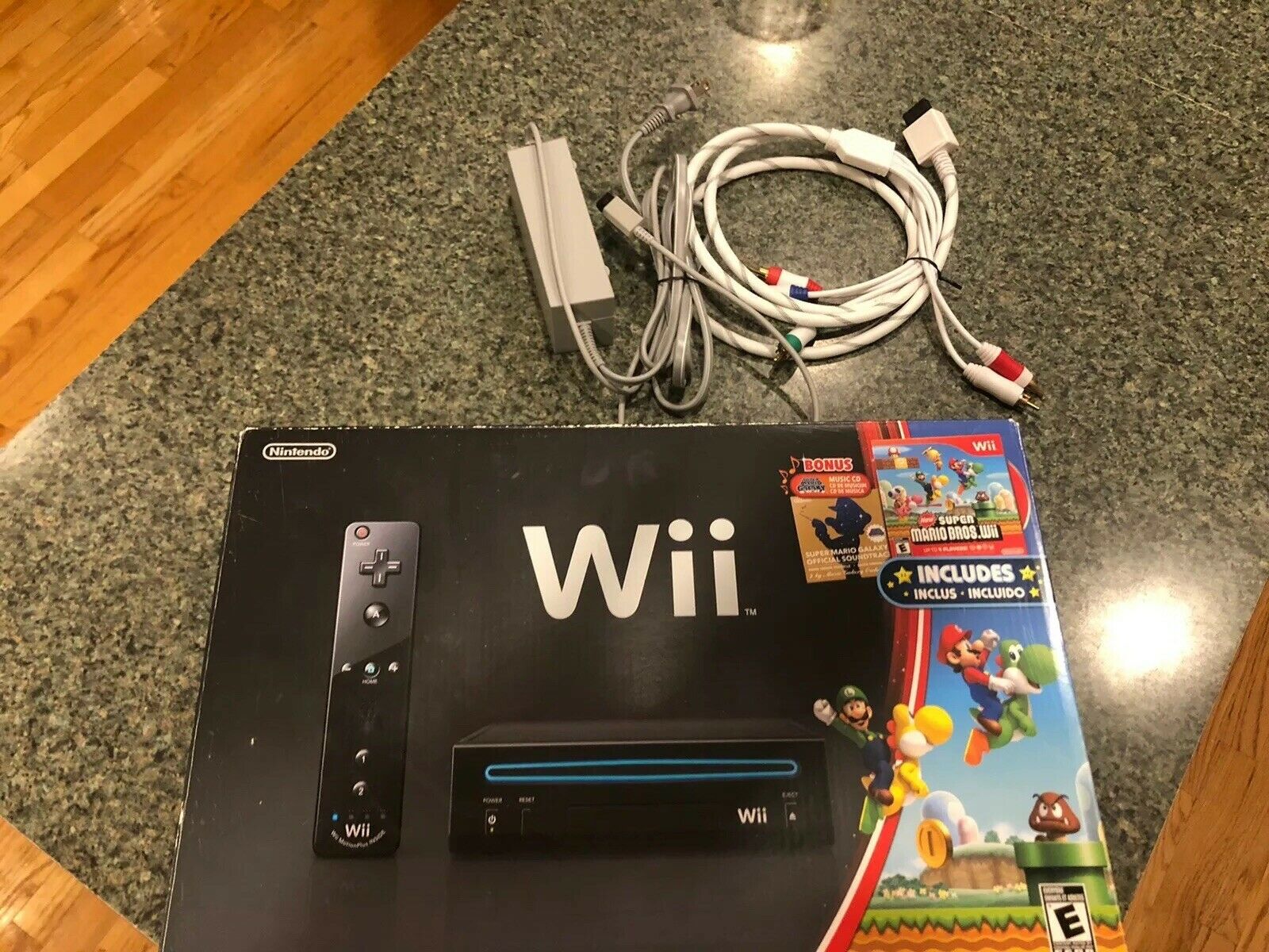 Nintendo Wii Bundle Shaded Console With Fresh Orderly Mario Bros Wii ...