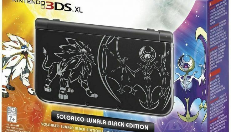 Nintendo 3DS XL New Model Pokemon Solgaleo Lunala Shaded Intention