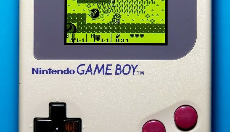 FULL SIZE IPS Conceal Backlit OEM Gameboy DMG Customized Color Backlight V2 LCD MOD!