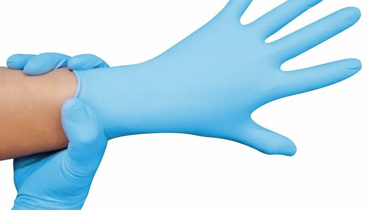 Scientific Examination Low Derma Nitrile Glove, FDA Well-liked,Non Sterile,100 gloves