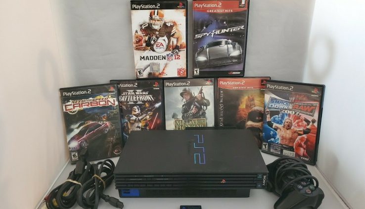Sony Ps2 Bundle With 7 Video games