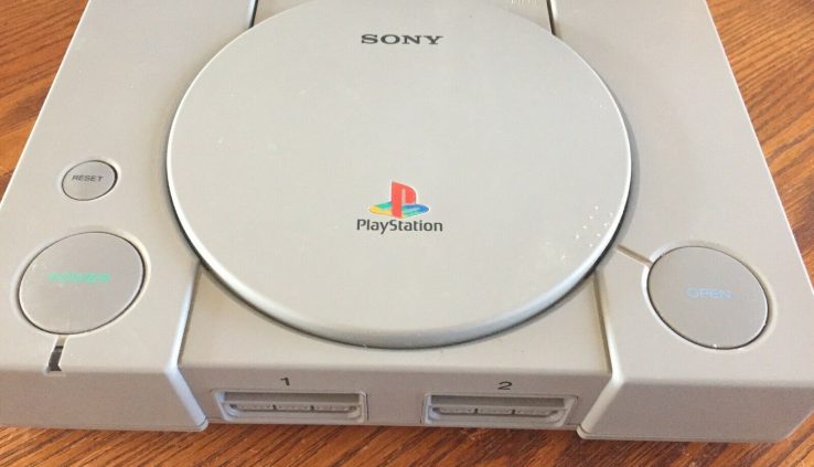 Sony PlayStation PS1 Console Scheme Easiest Tested Very Correct Situation. SCPH 9001
