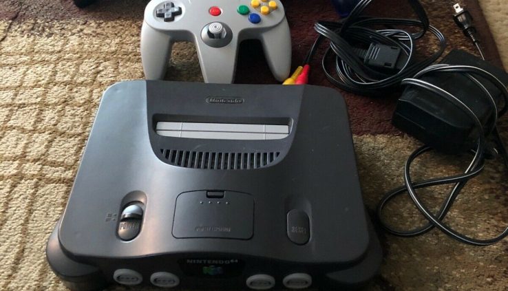 Nintendo 64 Birth Model Charcoal Gray Console (NTSC)