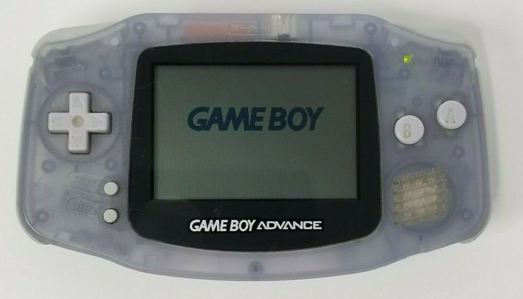 Nintendo GameBoy Come Clear Machine Console ONLY AGB-001 No Battery Disguise